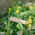 ぼーmama's cooksnap of when they made ほうれん草のハム、コーンマヨネーズ和え.