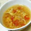 みちゃきちきち's cooksnap of when they made トマトと卵のスープ.