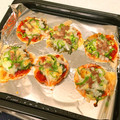 料理道場's cooksnap of when they made 餃子の皮 誰でも簡単 ピザ ♡.。.