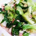 のあめろ♪'s cooksnap of when they made レタスのペペロンチーノ.