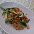 ラリー＆サラ's cooksnap of when they made 鶏ささみとアスパラガスの中華炒め.