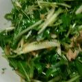 一期一代's cooksnap of when they made 下中産新玉葱とツナの水菜ちゃんサラダ.