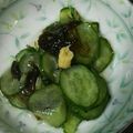 kyokoha's cooksnap of when they made 簡単！生姜でピリリもずくキュウリ☆.