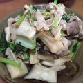 しましま好き's cooksnap of when they made 鶏胸肉と小松菜の中華炒め煮♪.