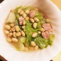 はるシェフ's cooksnap of when they made レタスと大豆のほっこりスープ煮込み.