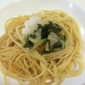 papikun's cooksnap of when they made 簡単♪おみ漬けパスタ.