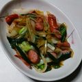津和野's cooksnap of when they made 葉玉ねぎと厚切りベーコンの炒め物.