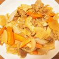 oringe's cooksnap of when they made ごはんがすすむ！大根豚肉炒め.