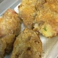 ☆はあ☆'s cooksnap of when they made 豚薄切り肉でポテサラカツ☆.