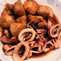 コベルト's cooksnap of when they made 里芋といかの柔らか煮♡レンチンで簡単に♪.