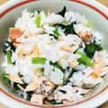 ちくぞーの妻's cooksnap of when they made 材料３つ！鮭と小松菜のおいしい混ぜご飯☆.