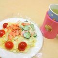 pocchi89's cooksnap of when they made 白菜と焼き鮭のサラダ.