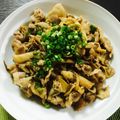 さとみ◎まりあ's cooksnap of when they made 包丁いらず♫豚肉ときのこのポン酢炒め.