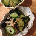 たま５３'s cooksnap of when they made 乾燥糸こんにゃくの梅わかめ和え.