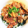 stamstam's cooksnap of when they made 豚こま切れで＊竜田揚げ丼.