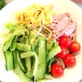 pooh33's cooksnap of when they made 冷やし中華風サラダうどん.