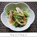 ちょこ☆ちょこ's cooksnap of when they made 水菜とちくわの超簡単おつまみ.