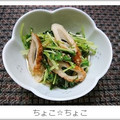ちょこ☆ちょこ's cooksnap of when they made 水菜とちくわの超簡単おつまみ.