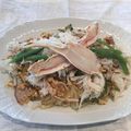 ナピト's cooksnap of when they made ゴーヤチャンプルーのせ☆冷やし中華ランチ.