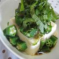 naomixx's cooksnap of when they made シンプル！冷奴～ゴマおくらを乗せて～.