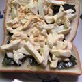 キンキキ's cooksnap of when they made *柚子胡椒de卵マヨチーズトースト*.