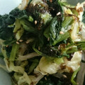さねはは's cooksnap of when they made 小松菜ときゃべつの海苔あえ.