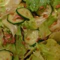 めぐみかえる's cooksnap of when they made マグロ味付け缶とレタスとキュウリのサラダ.