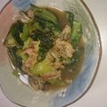 ★くまた★☆'s cooksnap of when they made 小松菜と豚ミンチのあんかけ丼.