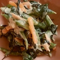 anyamu's cooksnap of when they made つるむらさきのピリマヨ和え.