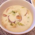 ゲルニカさん's cooksnap of when they made コンソメ不要☆あさりの豆乳スープ.