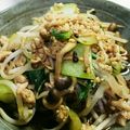 フランボワーズ415's cooksnap of when they made 簡単節約☆鶏ひきもやしとチンゲン菜炒め.