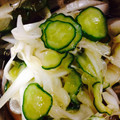 アナコ's cooksnap of when they made 新玉ねぎときゅうりの酢の物☆.