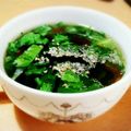 クック漣ちゃん's cooksnap of when they made ワカメスープ♪ヽ(*´з｀*)ﾉ.