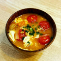 YUZVIO's cooksnap of when they made トマトと納豆の卵とじ味噌汁.