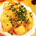 kuni02's cooksnap of when they made ＊じゃがいもそぼろあんかけ＊.