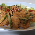 クックI6NLMD☆'s cooksnap of when they made 塩レモンでアスパラとトマトのエビマヨ炒め.