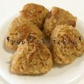 papikun's cooksnap of when they made 超簡単!!おいしい焼きおにぎりの裏技♪.