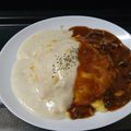 ぷーたん２５２５'s cooksnap of when they made 炊飯器でオムライス＊ホワイトソース.
