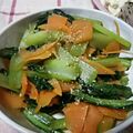 星のピョル's cooksnap of when they made 簡単！にんじんと小松菜のナムル.