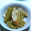 モザイクカケラ's cooksnap of when they made フキと油揚げの煮物.