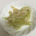 まゆたいせい's cooksnap of when they made しゃきしゃきセロリナムル　셀러리 나물.