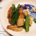 ひろよし1201's cooksnap of when they made 簡単★絹さやとちくわの副菜.