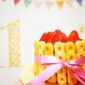 doremiiicaaandy's cooksnap of when they made 1歳誕生日ケーキ♡.