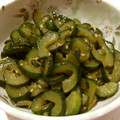 ゆみらんたん's cooksnap of when they made びっくり!?きゅうりの炒め.