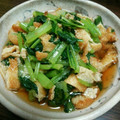 shinchanca's cooksnap of when they made 小松菜と油揚げの煮浸し(冷).