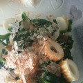 やーしー's cooksnap of when they made レンジで簡単★ほうれん草とちくわのお浸し.