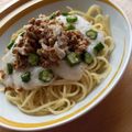 8itao8's cooksnap of when they made オクラと納豆のとろろパスタ.
