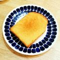 YUZVIO's cooksnap of when they made 簡単！美味しいメープルクッキートースト♪.