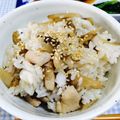 Chikatan☆'s cooksnap of when they made ◆簡単！鶏ゴボウときのこの混ぜご飯♪◆.