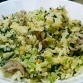 ライ君☆'s cooksnap of when they made 青梗菜のチャーハン.